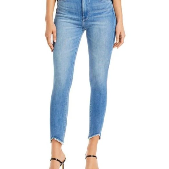 Wave hem ankle skinny jeans from 7 for All Mankind - NWT - Picture 1 of 8